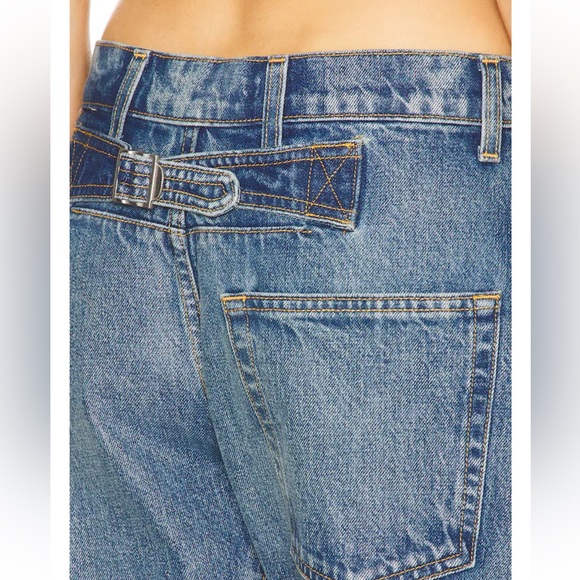 GRLFRND Noa Engineer Jorts Elysian Park Dr Blue Jean Shorts denim Revolve 28 - Picture 6 of 16